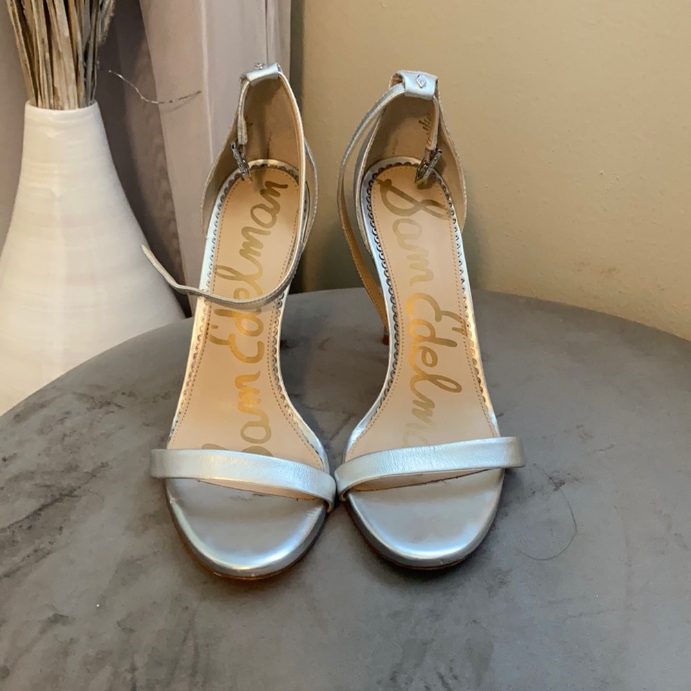 Sam Edelman silver heels